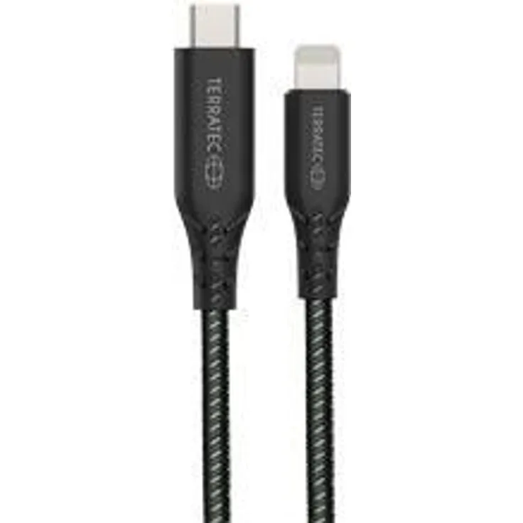 TerraTec Charge CL2 USB Type C Lightning Datenkabel Ladekabel 2m