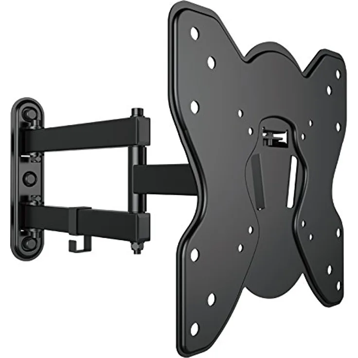 Metronic 45106 TV-Wandhalterung, schwenkbar, kippbar, ausziehbar, Schwarz