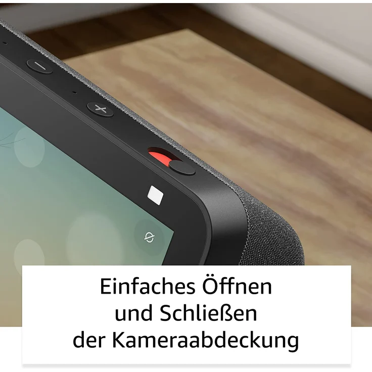 Amazon Echo Show 5 (2. Generation, 2021), Mehr als nur eine Uhr – Smart Display für den Nachttisch, mit Alexa und 2-MP-Kamera, Anthrazit – Bild 7