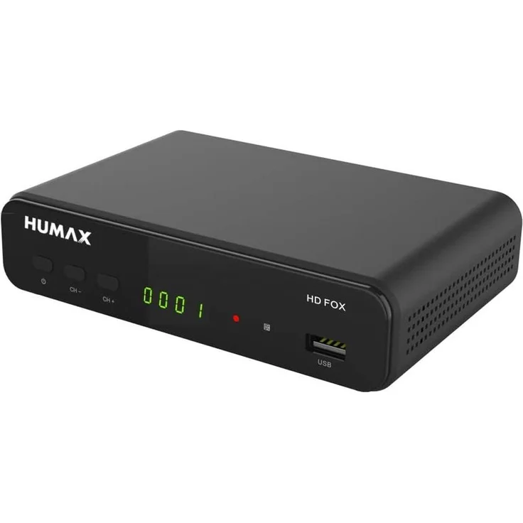 Humax HD Fox Digitaler HD Satellitenreceiver 1080P Digital HDTV Sat-Receiver mit 12V Netzteil Camping, Astra vorinstalliert, HDMI, SCART, DVB-S-S2 PVR Ready+ HDMI Kabel – Bild 4