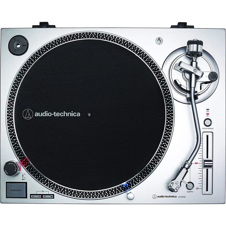 Audio-Technica AT-LP120XUSB direktangetriebener Plattenspieler (Analog und USB) silber – Bild 3