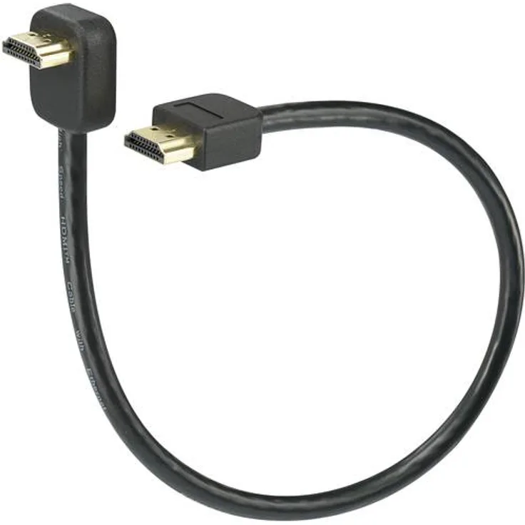 SpeaKa Professional HDMI Anschlusskabel [1x HDMI-Stecker - 1x HDMI-Stecker] 0.3m Schwarz-2