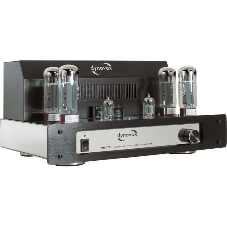 Dynavox VR-70 E II Phono-Röhrenvollverstärker chrom – Bild 1