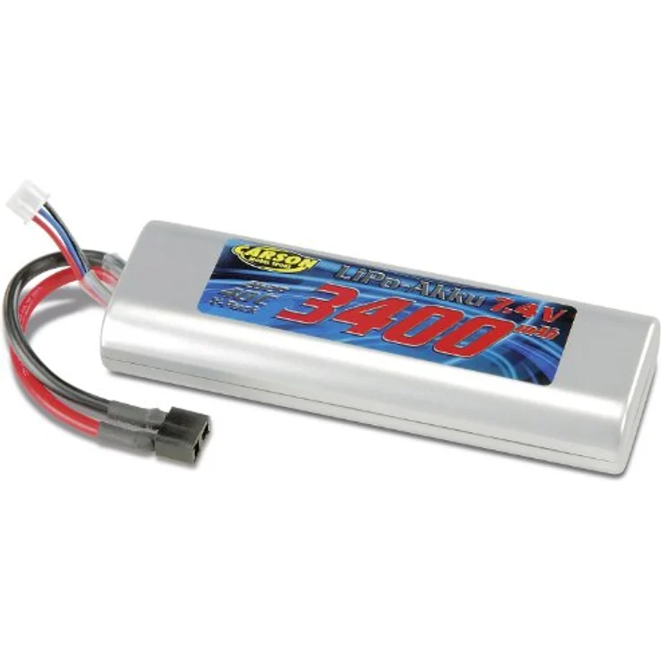 Carson 500608098 - Li-Po Racing Pack 7,4V-3400mAh 40C T-Plug