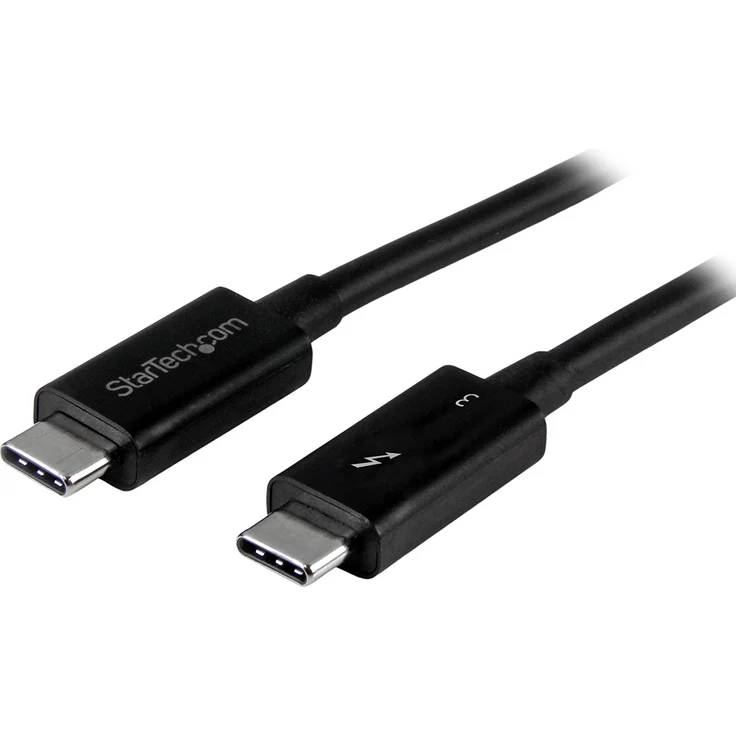 StarTech.com 0.5M THUNDERBOLT 3 CABLE StarTech.com 50cm Thunderbolt 3 (20Gbit/s) USB-C Kabel - Thunderbolt, USB und DisplayPort kompatibel (TBLT34MM50CM) – Bild 3