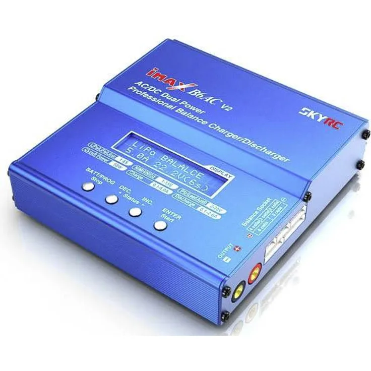 SKYRC B6AC V2 Modellbau-Multifunktionsladegerät 6A LiPo, LiFePO, LiIon, NiMH, NiCd, Blei