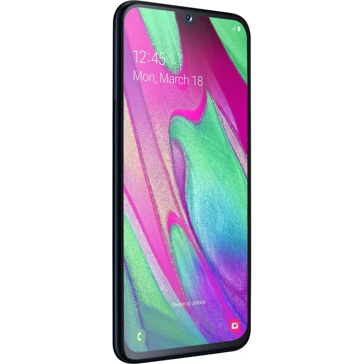 Samsung Galaxy A40 Smartphone 14,92cm (5,9 Zoll) Super AMOLED-Display, 64GB interner Speicher, 4GB RAM, Dual-SIM, Android, Black – Bild 3