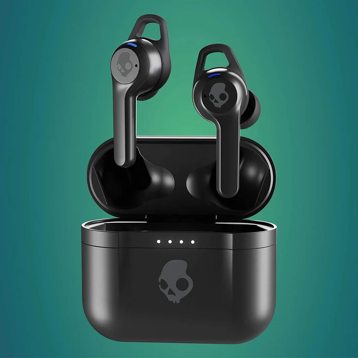 Skullcandy Indy ANC True Wireless In-Ear-Kopfhörer mit Bluetooth, Mikrofon, Noise Cancelling, wasserfest, geeignet für Sport, schwarz – Bild 4