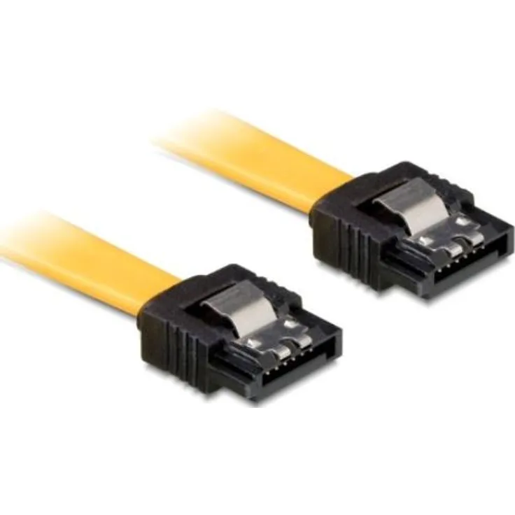 DeLOCK Cable SATA - Serial ATA-Kabel - Serial ATA 150/300/600 - Serial ATA, 7-polig - Serial ATA, 7-polig - 20cm - verriegelt (82808)