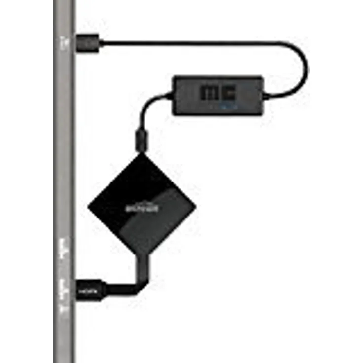 Mission USB Stromkabel - Ladekabel - Power Kabel für Amazon Fire TV Stick 4K mit erweiterten Batterie-Management und integriertem 2000mAh Lithium-Ionen-Akku - Schwarz - MC45