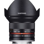 Samyang 12-2,0 Objektiv APS-C Canon M manueller Fokus Fotoobjektiv, Weitwinkelobjektiv schwarz