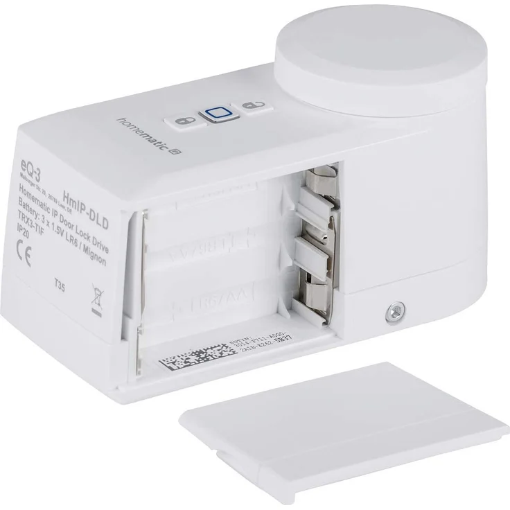 Homematic IP Smart Home Türschlossantrieb HmIP-DLD, Elektronisches Türschloss – öffnet, schließt und verriegelt die Tür per App, Amazon Alexa und Google Assistant (154952A0) – Bild 6