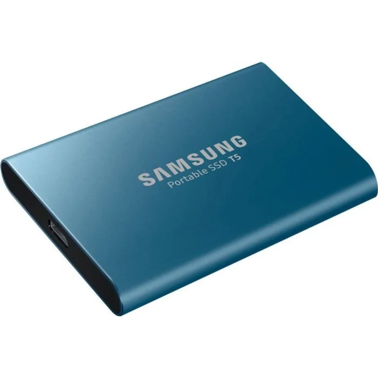 Samsung T5 MU-PA500 - Solid-State-Disk - verschlüsselt - 500 GB - extern (tragbar) - USB 3.1 Gen 2 (USB-C Steckverbinder) - 256-Bit-AES - Ocean Blue (MU-PA500B/EU) – Bild 7