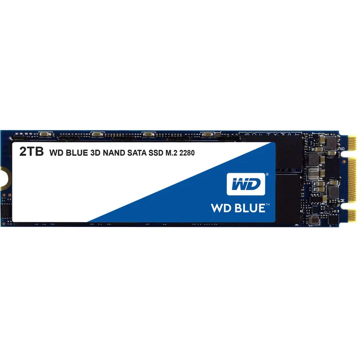 WD Blue 3D NAND SATA SSD WDS200T2B0B - Solid-State-Disk - 2 TB - intern - M.2 2280 - SATA 6Gb/s (WDS200T2B0B) – Bild 3