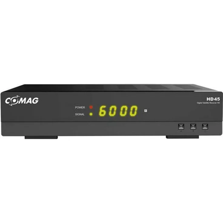 Comag HD 45 FullHD Camping Sat Receiver mit Easyfind, DVB-S, HDMi, EPG, Aufnahmefunktion, schwarz