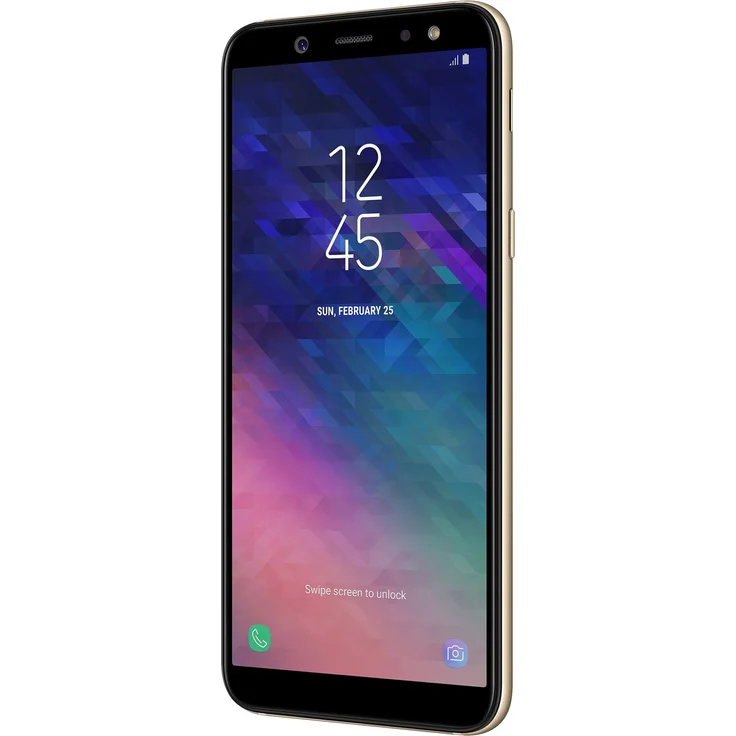 Samsung Galaxy A6 (2018) Smartphone 14,22cm (5,6 Zoll) SAMOLED-Display, 32GB interner Speicher, 3GB RAM, Dual-SIM, Android, Gold – Bild 7