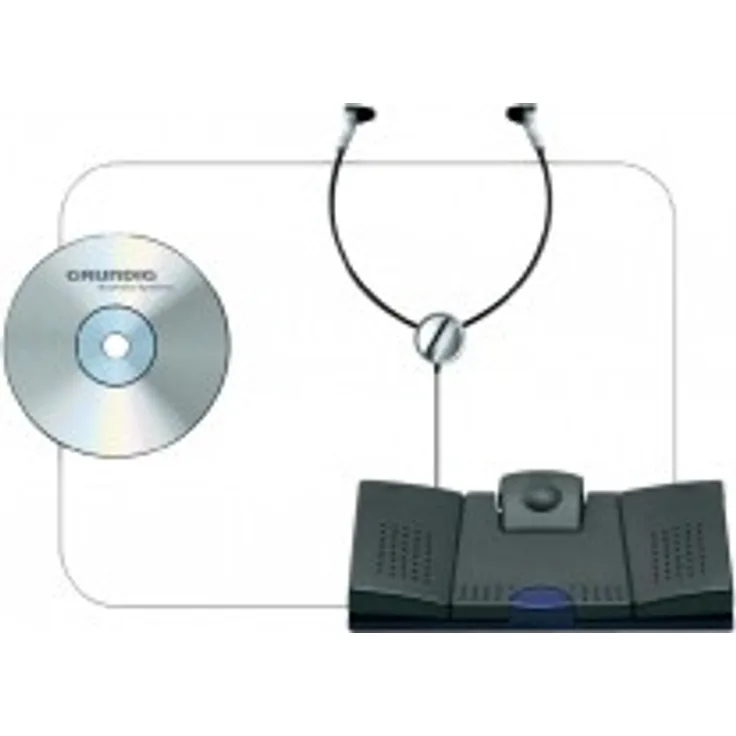 Digta Transcription Starter Kit 568 (KDC5670-12), Schreibplatz mit Diktiersoftware