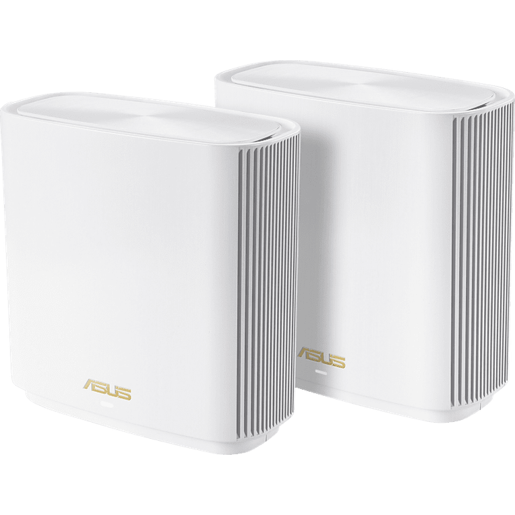 Asus Ai Mesh AX-WLAN System ZenWiFi XT8 (2in1 Mesh Zugangspunkte-Set, AX6600 WiFi 6 Mesh-Backbone und Client-Verbindung, 3x Gigabit LAN, 2.5G WAN, App Steuerung, Roaming, AiProtection) weiß – Bild 1