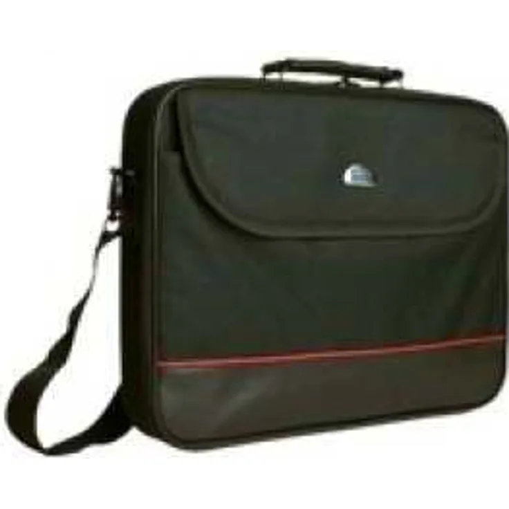Pedea Laptoptasche Trendline Laptop-Tasche bis 17,3 Zoll (43,9 cm) Umhängetasche mit Schultergurt, Schwarz