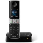 Philips D6351B-38 DECT Telefon Schnurlostelefon mit Anrufbeantworter