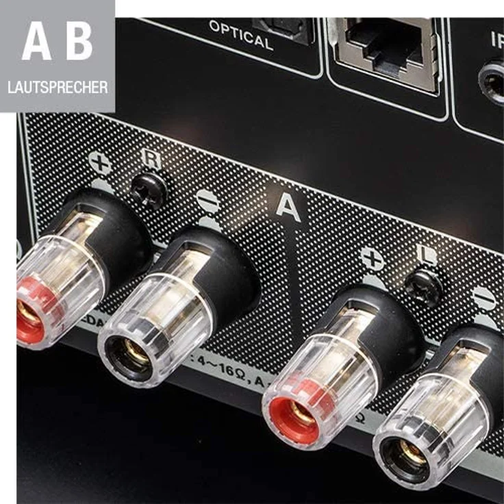 Denon DRA-800H Stereo Receiver und Verstärker, Alexa Kompatibel, HDMI, Bluetooth, WLAN, DAB+ Radio, Musikstreaming, AirPlay 2, HEOS Multiroom, schwarz – Bild 14