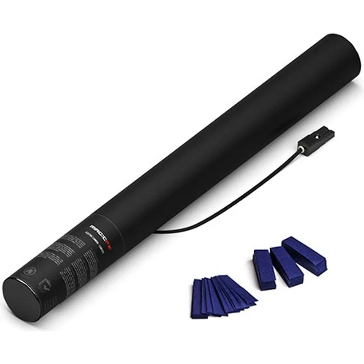 Magic FX Elektrische Konfettikanone 50cm - Dunkelblau
