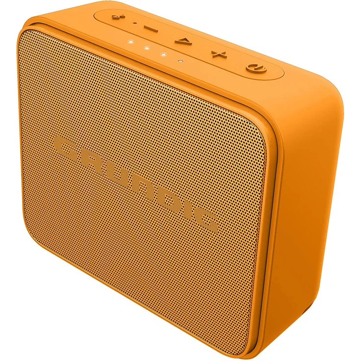 Grundig GBT JAM Black Orange (12180008028) Mini Bluetooth-Lautsprecher mit Mikrofon, spritzwassergeschützt, orange – Bild 2