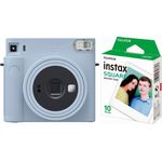 Fujifilm Instax SQUARE SQ1 glacier blue EX D Sofortbildkamera + Fujifilm Instax SQUARE Film