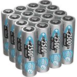 ANSMANN Akku AA maxE 2500mAh Mignon NiMH 1,2V - 1000x wiederaufladbar (16 Stk)