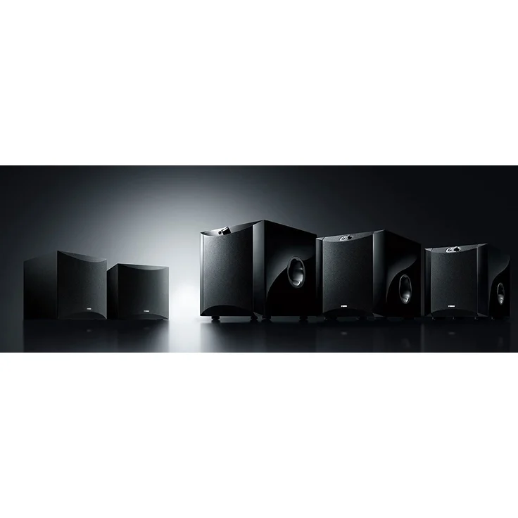 Yamaha NS-SW100 Black 50 W Subwoofer, 25-180 Hz schwarz Subwoofer - 50 Watt - schwarz – Bild 4