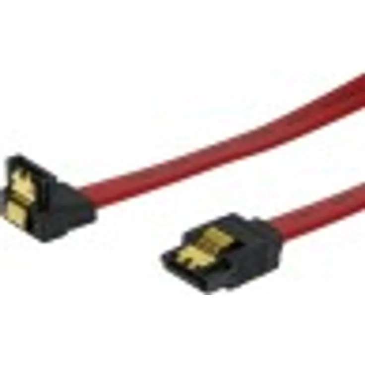 BIGtec BIG2006 0,5m HDD S-ATA Kabel rot gerade/unten Kontakte vergoldet