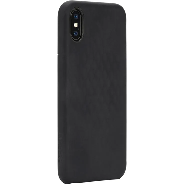 Incase Facet Case Schutzhülle für Apple iPhone X - schwarz [3D-Effekt I Fashion-Design I Soft-Touch Oberfläche I Wabenstruktur] - INPH190378-BLK