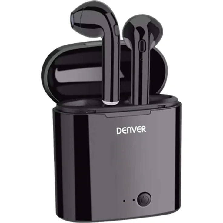 Denver TWE-36MK3 (111191120166) In-Ear Kopfhörer, mit Bluetooth, Mikrofon, schwarz