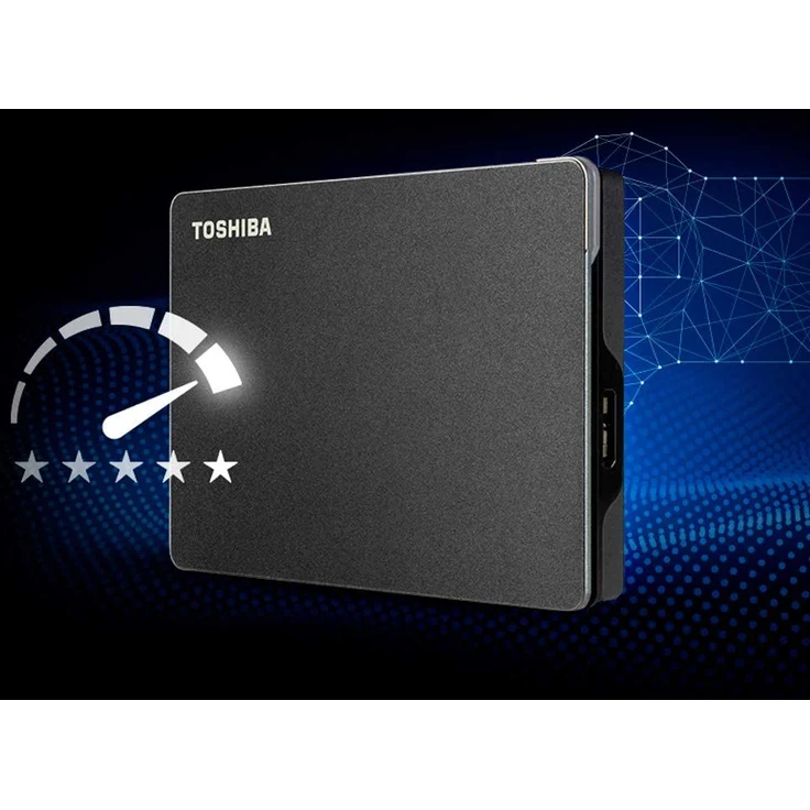 Toshiba Canvio Gaming - Festplatte - 1 TB - extern (tragbar) - 2.5 Zoll (6.4 cm) - USB 3.2 Gen 1 - Schwarz (HDTX110EK3AA) – Bild 4