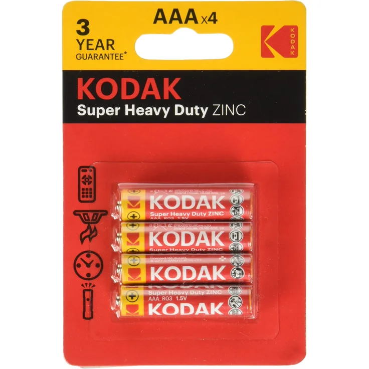 PAPELERIA – Pack 4 Kodak Batterien R3 AAA