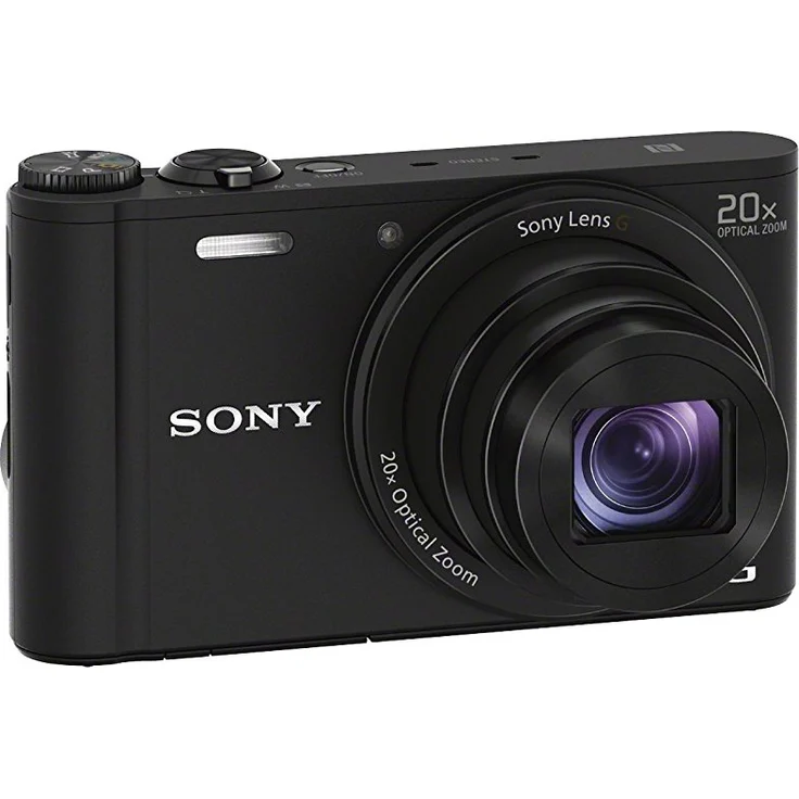 Sony DSC-WX350 Digitalkamera (18 Megapixel, 20-fach opt. Zoom, 7,5 cm (3 Zoll) LCD-Display, NFC, WiFi) schwarz – Bild 2