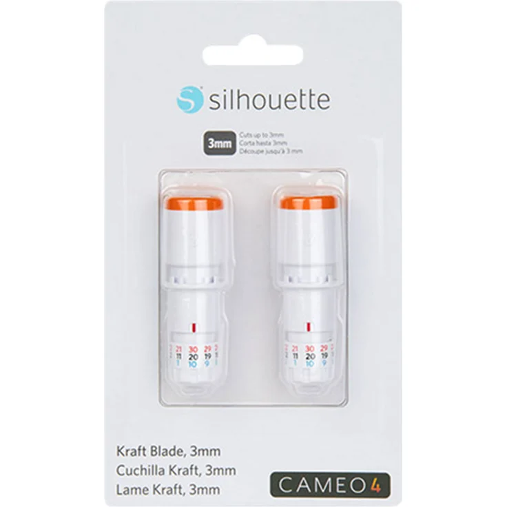 SIL 3mm Kraft-Messer für Silhouette CAMEO 4 Plotter im Doppelpack - Preisvergleich – Bild 1