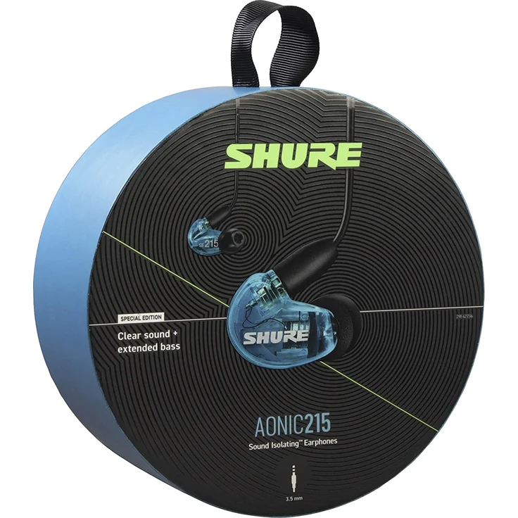 Shure AONIC 215 In-Ear Kopfhörer mit Mikrofon, geeignet für Sport, blau – Bild 5