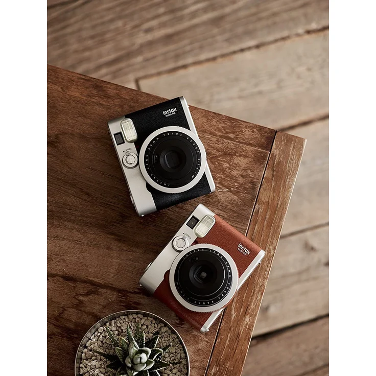Fujifilm Instax Mini 90 Neo Classic Kamera, Sofortbildkamera, Braun – Bild 7