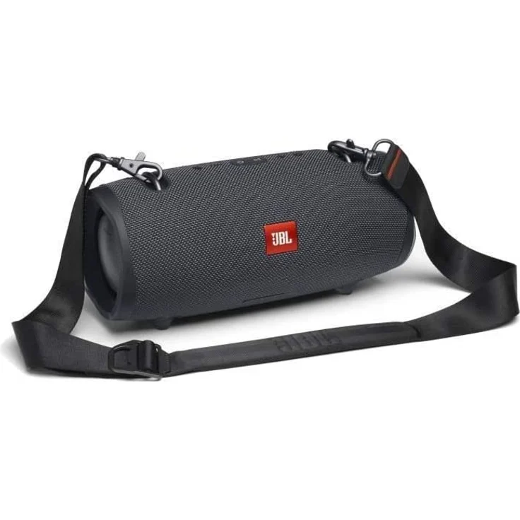 JBL Xtreme 2 Gun Metal Bluetooth-Lautsprecher mit Mikrofon, spritzwassergeschützt, wasserfest, grau – Bild 2