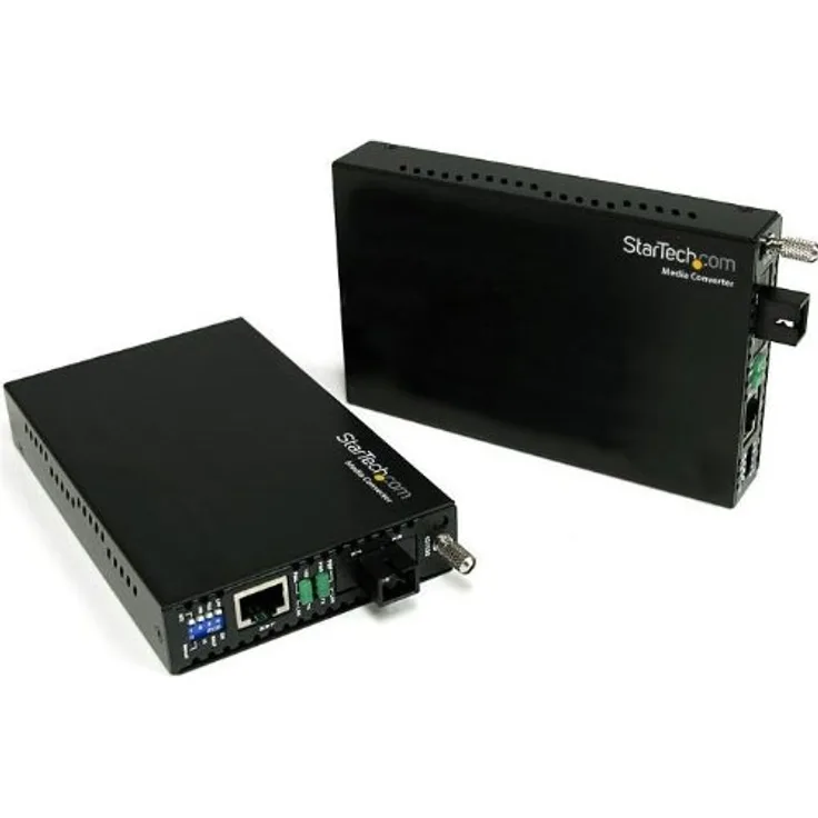StarTech.com 10-100 Mbit-s Ethernet LWL - Glasfaser Single Mode WDM Medienkonverter Kit SC 20km