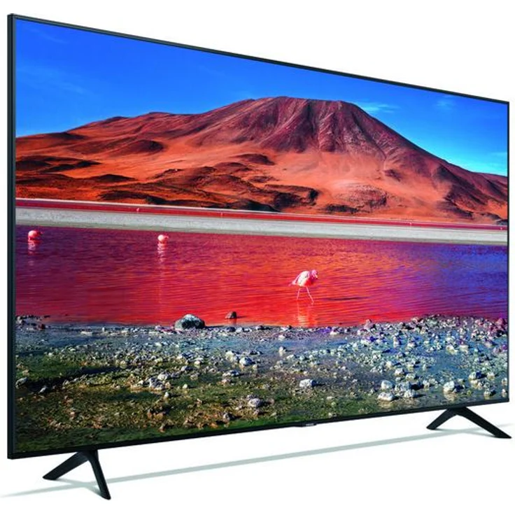 Samsung GU75TU7079U 189 cm (75 Zoll) QLED Smart TV (Ultra HD, HDR) HD-Triple-Tuner (Sat, Antenne, Kabel) Modelljahr 2020 Energieklasse G (DE-Modell) – Bild 2