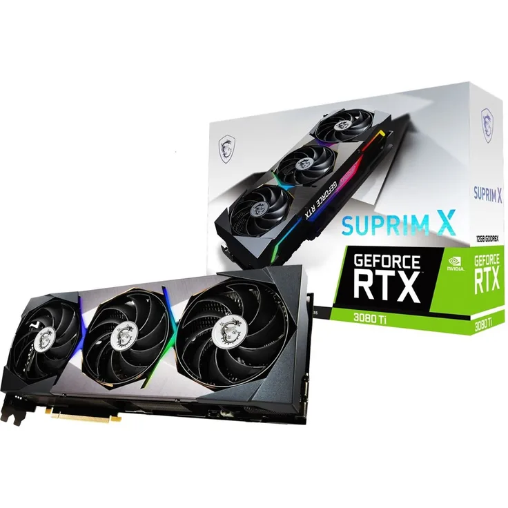 MSI RTX 3080 Ti SUPRIM X 12G NVIDIA GeForce RTX 3080 Ti 12 GB GDDR6X (RTX 3080 TI SUPRIM X 12G)
