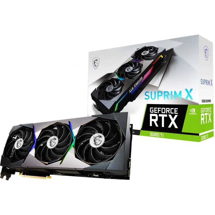MSI RTX 3080 Ti SUPRIM X 12G NVIDIA GeForce RTX 3080 Ti 12 GB GDDR6X (RTX 3080 TI SUPRIM X 12G) – Bild 1