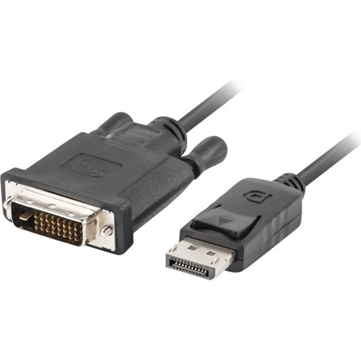 lanberg DISPLAYPORT(M) V1.2->DVI-D(M)(24+1) 3M Black DUAL LINK