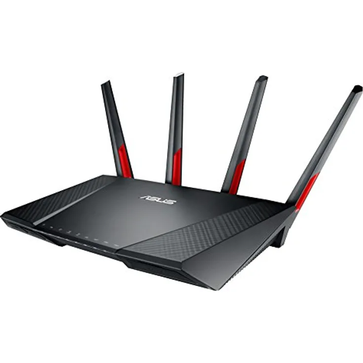 Asus DSL-AC68VG VOIP Modem Router (DE-Version, WiFi 5 AC2300 MU-MIMO, Anrufbeantworter, Gigabit LAN, AiProtection, Dual-Core CPU, Multifunktion USB 3.0)