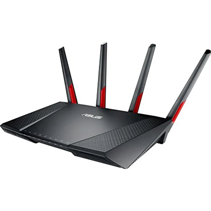 Asus DSL-AC68VG VOIP Modem Router (DE-Version, WiFi 5 AC2300 MU-MIMO, Anrufbeantworter, Gigabit LAN, AiProtection, Dual-Core CPU, Multifunktion USB 3.0) – Bild 1