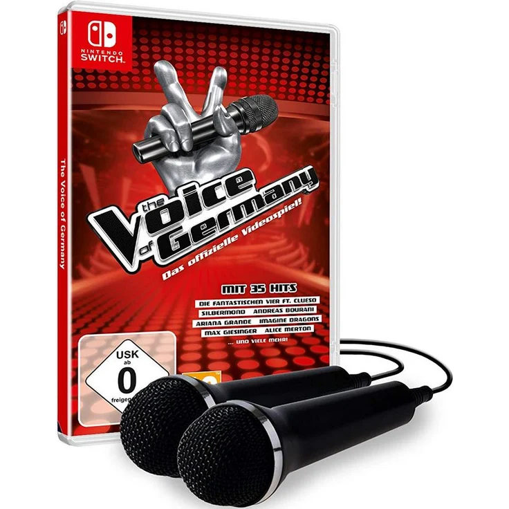 The Voice of Germany - Das offizielle Videospiel (inkl. 2 Mikros) (Switch) – Bild 1