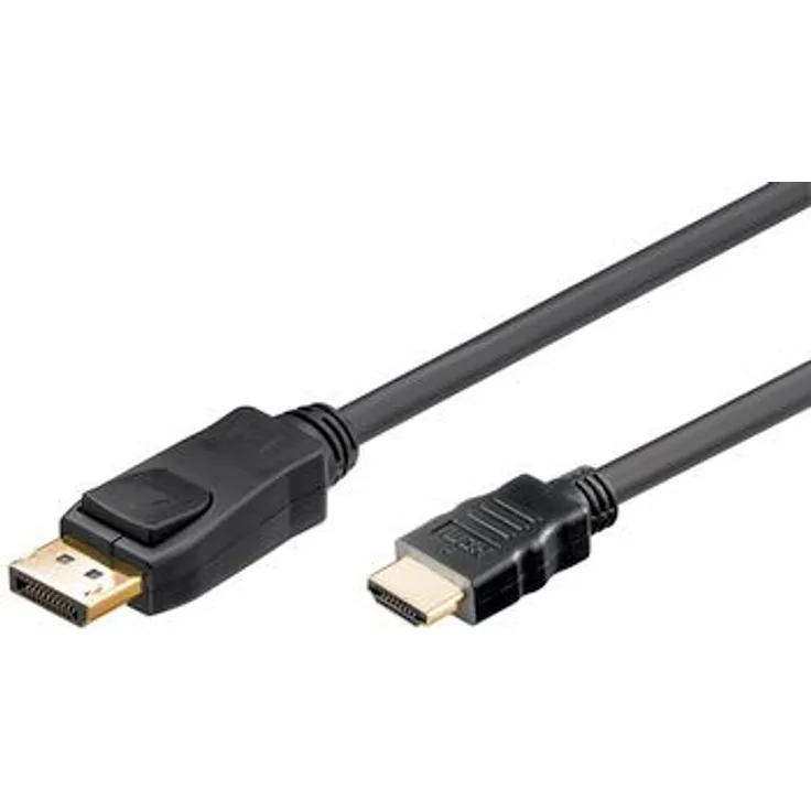 Goobay 51956 DisplayPort auf HDMI Adapterkabel, 1.2 - DisplayPort-Stecker > HDMI-Stecker (Typ A)