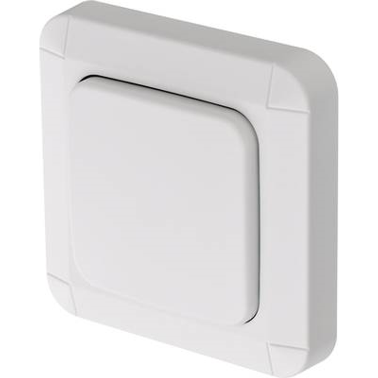 Brennenstuhl BrematicPRO Smart Home Wandschalter für innen und aussen (Funk-Wandtaster zum Kleben oder verschrauben, steuerbar über App)